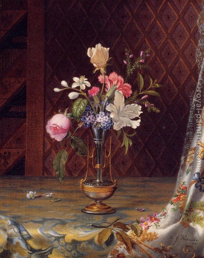 Martin Johnson Heade : Vase of Mixed Flowers